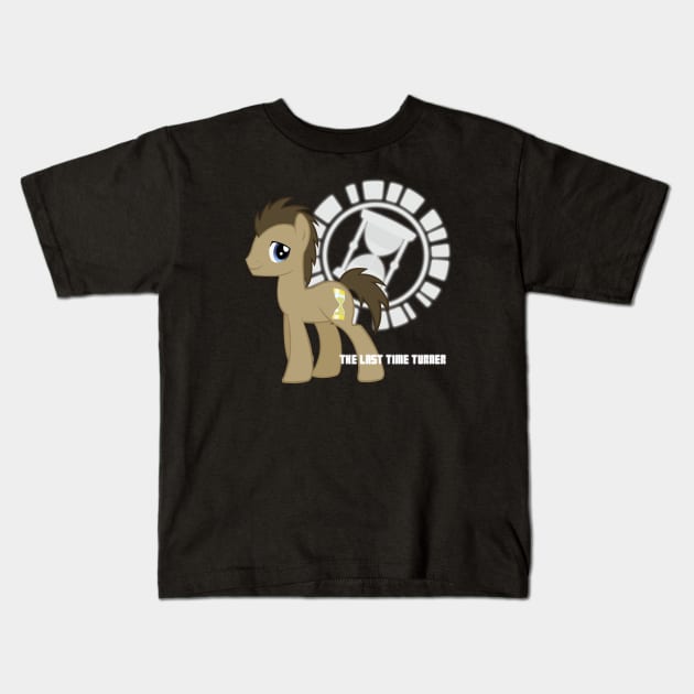 The Last Time Turner - (The 10th Doctor) Kids T-Shirt by Brony Designs